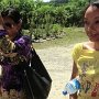この汗が暑さを証明しています。