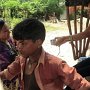 リキシャのお兄さんもしっかり汗をかいています。