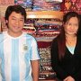 タマン人の兄弟。ボーダナートの店はタマン人が多いです。